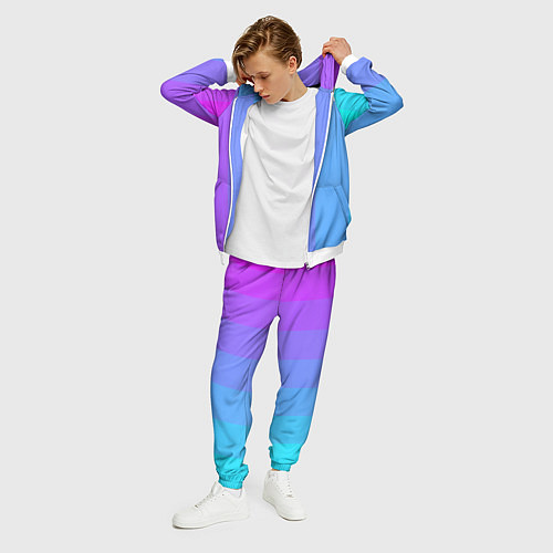 Мужской костюм Fivecolor / 3D-Белый – фото 3