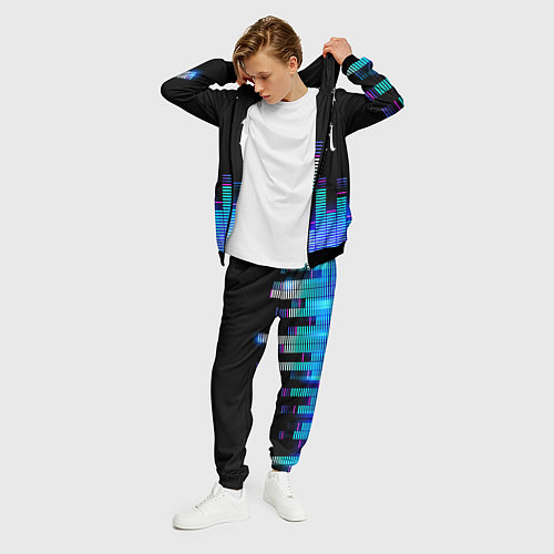 Мужской костюм Maneskin эквалайзер / 3D-Черный – фото 3