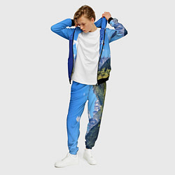 Костюм мужской Горы России с флагом России, цвет: 3D-черный — фото 2