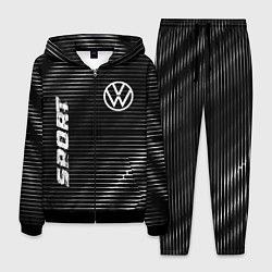 Костюм мужской Volkswagen sport metal, цвет: 3D-черный