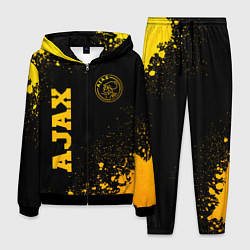 Костюм мужской Ajax - gold gradient вертикально, цвет: 3D-черный