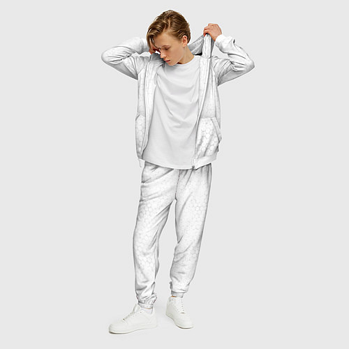 Мужской костюм Aston Villa sport на светлом фоне по-вертикали / 3D-Белый – фото 3