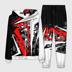 Костюм мужской Extreme geometry, цвет: 3D-белый