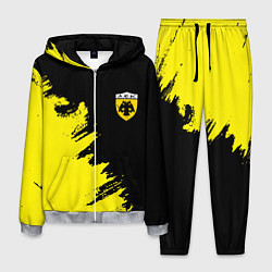 Костюм мужской AEK sport color yellow, цвет: 3D-меланж