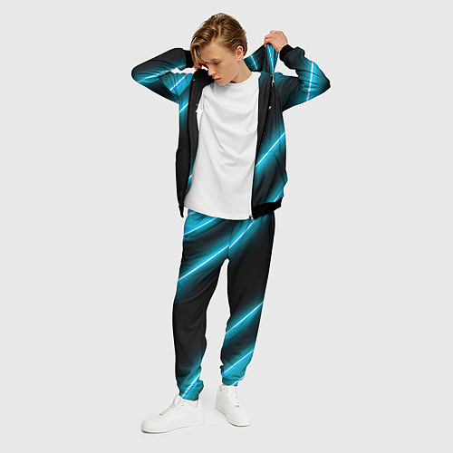 Мужской костюм Forza Horizon неоновые лампы / 3D-Черный – фото 3