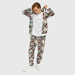 Костюм мужской Акварель -мотогонщики, цвет: 3D-белый — фото 2