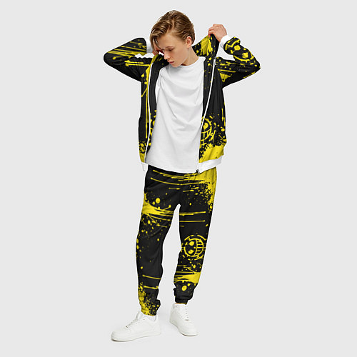 Мужской костюм Трафальгар Д Ватер Ло прозвище пират / 3D-Белый – фото 3