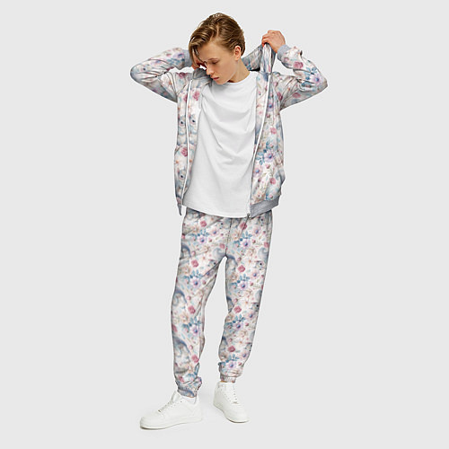 Мужской костюм Бельчонок в цветах / 3D-Меланж – фото 3