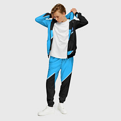 Костюм мужской Napoli fc geometry blue, цвет: 3D-черный — фото 2