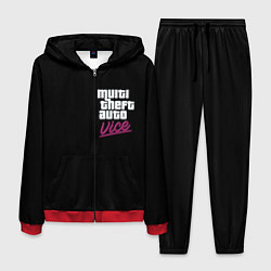 Костюм мужской GTA vice city game, цвет: 3D-красный