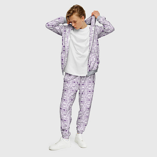 Мужской костюм Узоры и лица / 3D-Меланж – фото 3