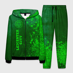 Костюм мужской Leicester City - green gradient по-вертикали, цвет: 3D-черный