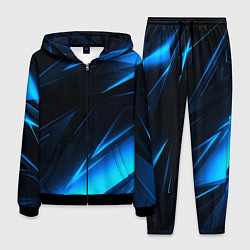 Костюм мужской Грани неоновые текстура, цвет: 3D-черный