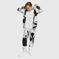 Костюм мужской New York Yankees baseball team - abstraction, цвет: 3D-черный — фото 2