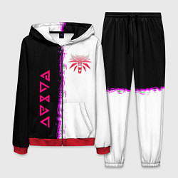 Костюм мужской The Witcher logo краски, цвет: 3D-красный