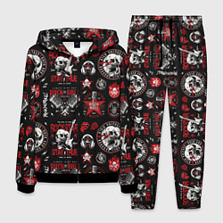 Костюм мужской High voltage rock and roll forever, цвет: 3D-черный