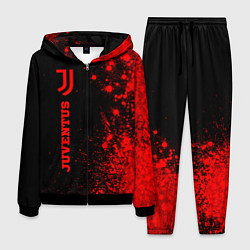 Костюм мужской Juventus - red gradient по-вертикали, цвет: 3D-черный