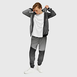 Костюм мужской Mercedes металическая сетка, цвет: 3D-черный — фото 2