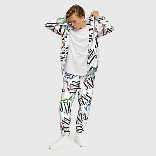 Мужской костюм Just jazz in color / 3D-Меланж – фото 3