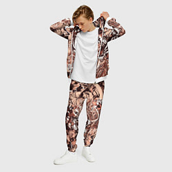 Костюм мужской Тигр дракон и самурай, цвет: 3D-белый — фото 2