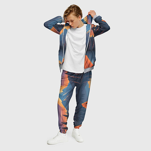 Мужской костюм Палатка на берегу озера / 3D-Меланж – фото 3