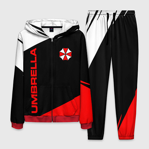 Мужской костюм Umbrella corporation - resident evil / 3D-Красный – фото 1