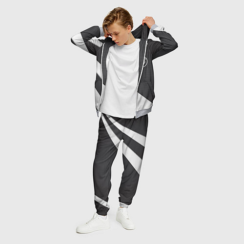 Мужской костюм BMW sport line geometry steel / 3D-Меланж – фото 3