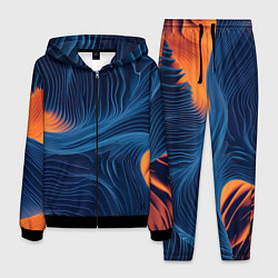 Костюм мужской Абстрактная иллюзия, цвет: 3D-черный