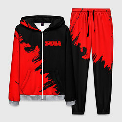 Костюм мужской SEGA краски красные, цвет: 3D-меланж