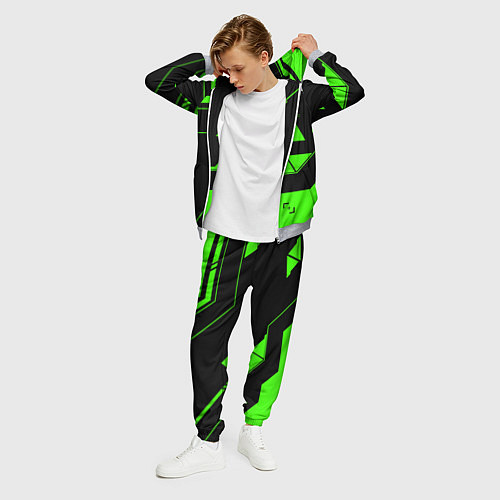 Мужской костюм Razer geometry game / 3D-Меланж – фото 3