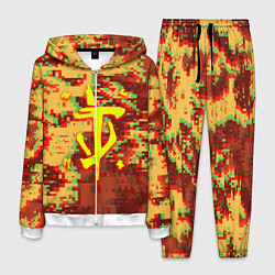 Костюм мужской Doom камуфляж глитч, цвет: 3D-белый