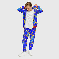 Костюм мужской Оптические стёкла абстракция, цвет: 3D-красный — фото 2