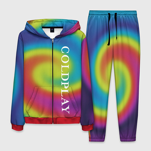 Мужской костюм Coldplay moon music album / 3D-Красный – фото 1