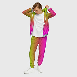 Костюм мужской Неоновый градиент фон, цвет: 3D-меланж — фото 2