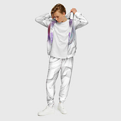 Костюм мужской Абстракция - круг, цвет: 3D-белый — фото 2
