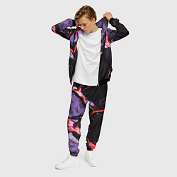 Костюм мужской Красный разлом в камне, цвет: 3D-черный — фото 2