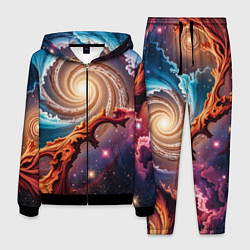 Костюм мужской Энергия космоса, цвет: 3D-черный