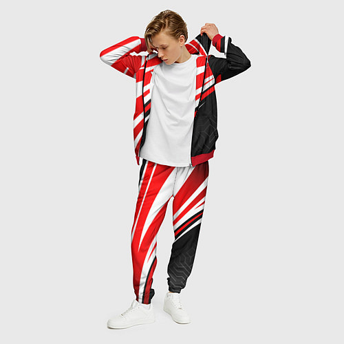 Мужской костюм Lixiang- red sport uniform / 3D-Красный – фото 3