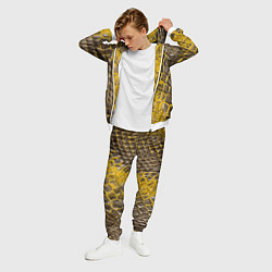 Костюм мужской Красивая кожа змеи, цвет: 3D-белый — фото 2