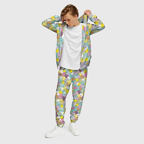 Мужской костюм Уютные уточки / 3D-Меланж – фото 3