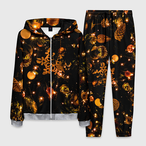 Мужской костюм Новогоднее украшение / 3D-Меланж – фото 1