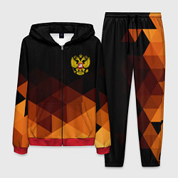 Костюм мужской Герб России геометрия, цвет: 3D-красный