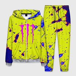 Костюм мужской Monster energy краски, цвет: 3D-меланж