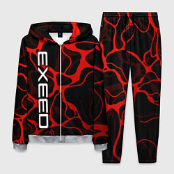 Костюм мужской Exeed - red liquid, цвет: 3D-меланж