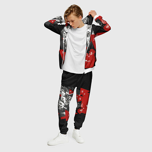 Мужской костюм Советская экономика - Владимир Ленин / 3D-Белый – фото 3