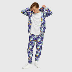 Костюм мужской Крокусы и зяблик во льдах, цвет: 3D-меланж — фото 2