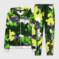 Костюм мужской Камуфляж из брызг краски, цвет: 3D-белый