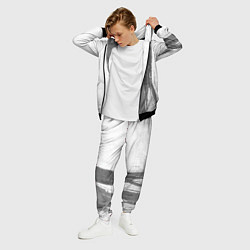 Костюм мужской Marilyn Manson - white gradient по-вертикали, цвет: 3D-черный — фото 2