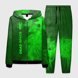 Костюм мужской Dead Space - green gradient по-вертикали, цвет: 3D-черный