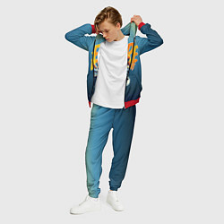 Костюм мужской Экстремальный гидроцикл, цвет: 3D-красный — фото 2